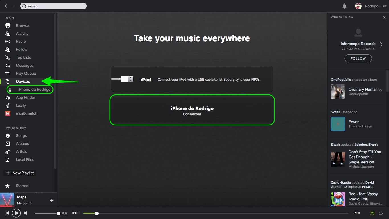 How to download local files on spotify